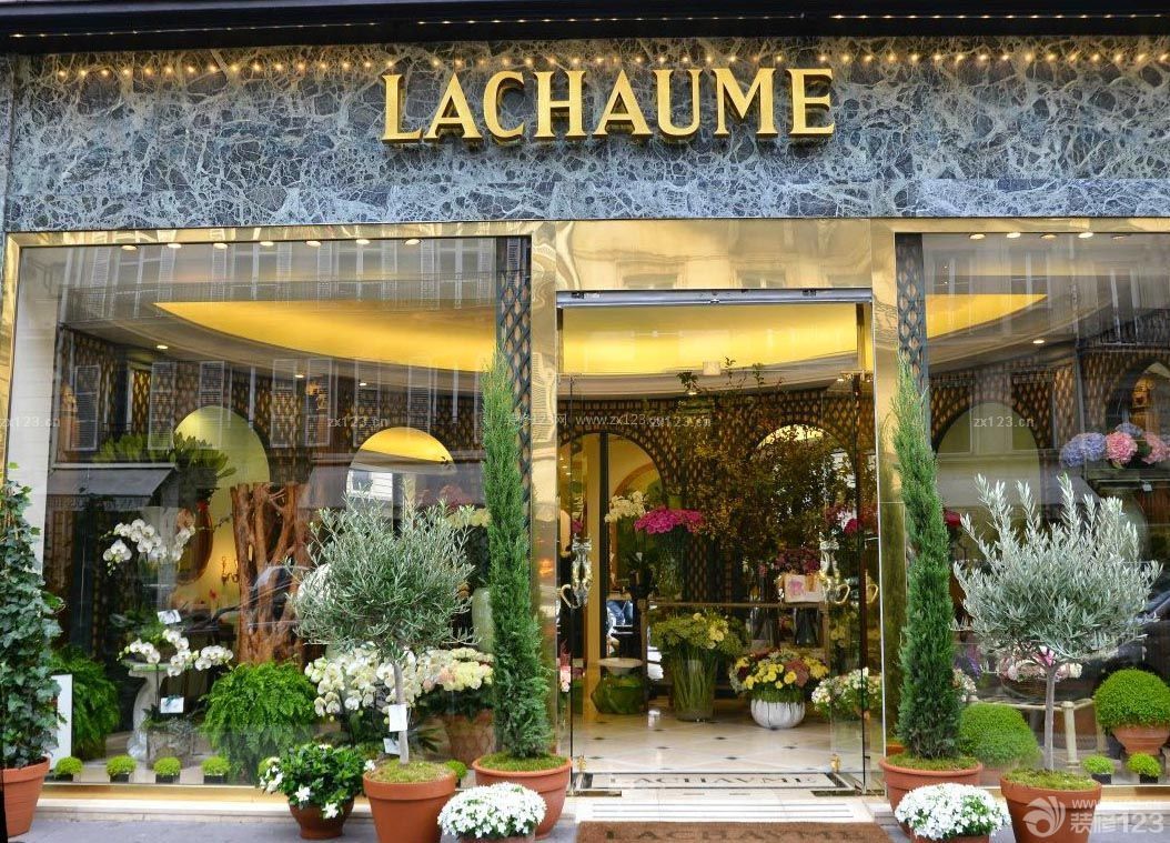 高檔花店門頭設計圖片大全