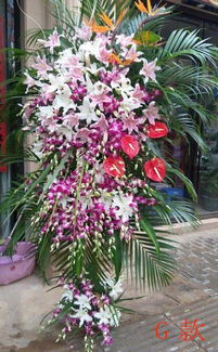 昆明西山區哪家花店的開業花籃便宜帶圖