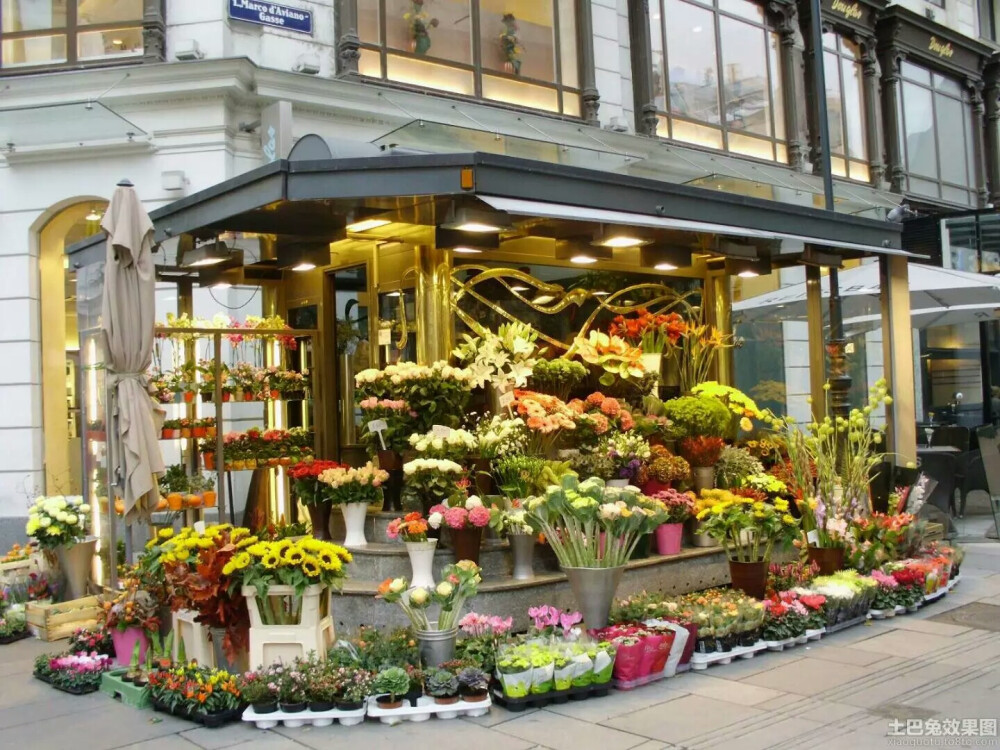 花語世界 堆糖美圖壁紙興趣社區(qū)中的花店風(fēng)景